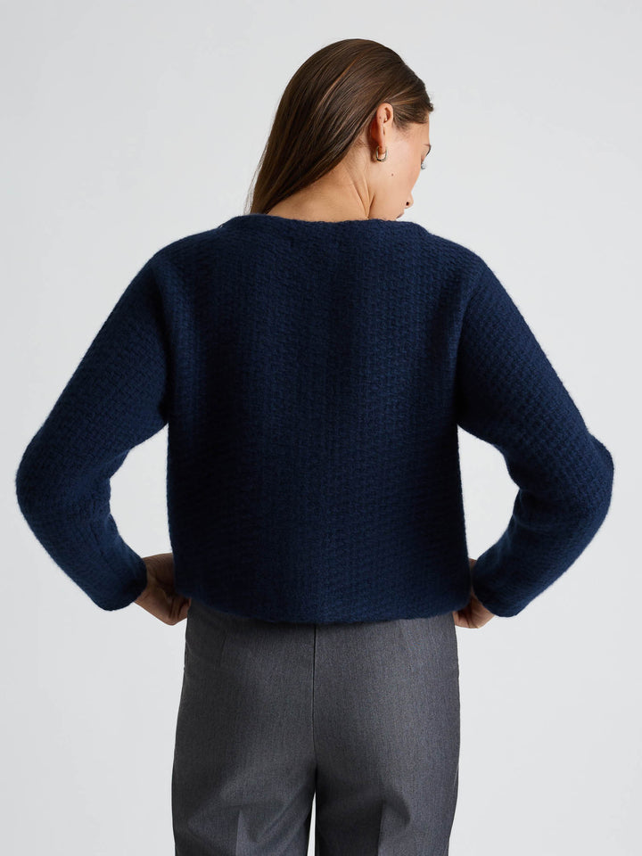 Cashmere jacket "Luna" - Navy