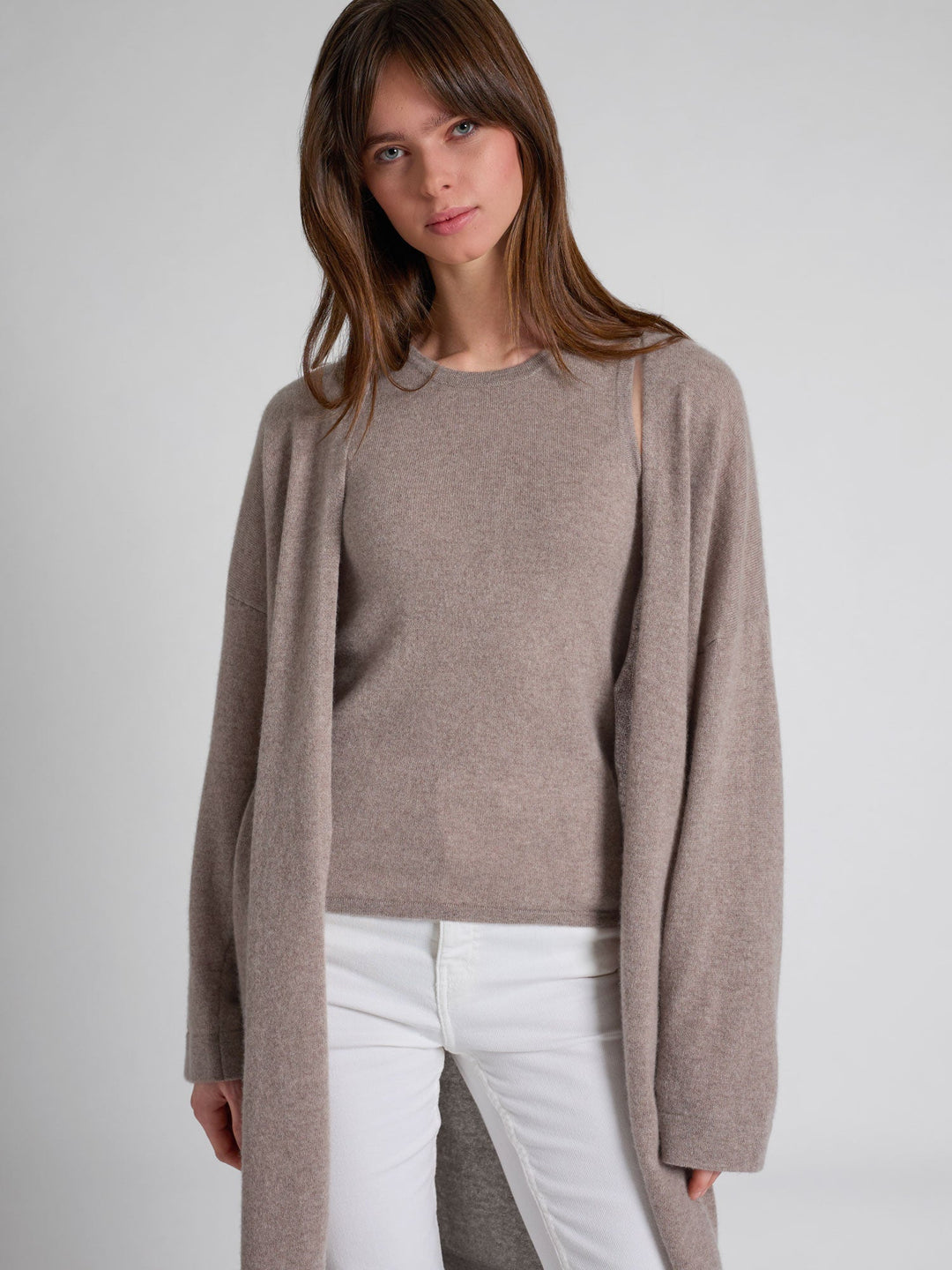 Cashmere cardigan "Magni" - Toast - 100% pure Cashmere - Scandinavian design - Kashmina of Norway