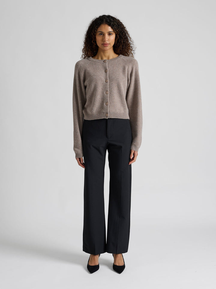 Cashmere cardigan "Randi" - Toast - 100% pure Cashmere - Scandinavian design - Kashmina