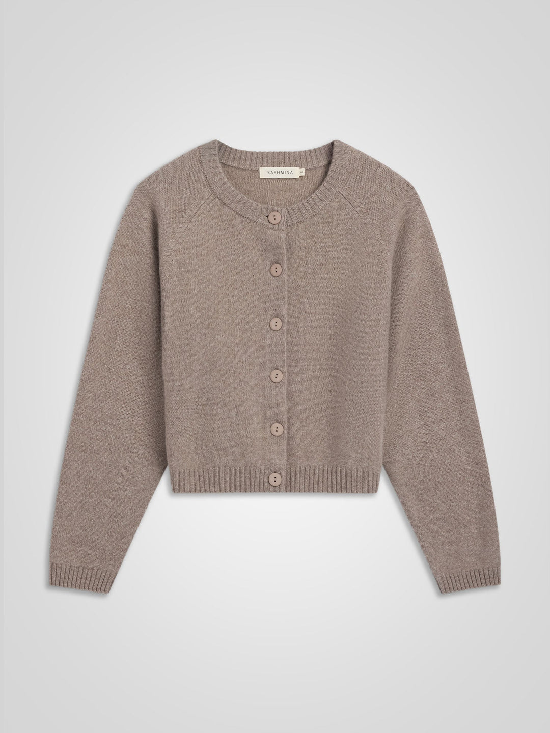Cashmere cardigan "Randi" - Toast - 100% pure Cashmere - Scandinavian design - Kashmina