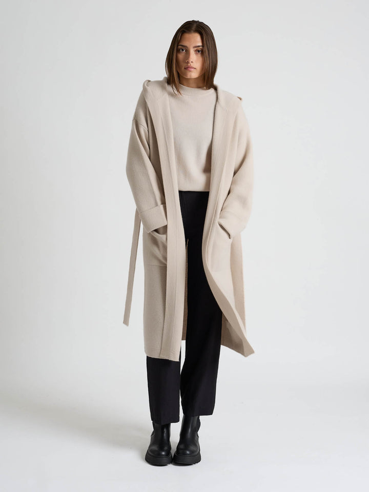 Cashmere coat "Nora" - Cream