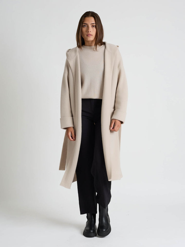 Cashmere coat "Nora" - Cream