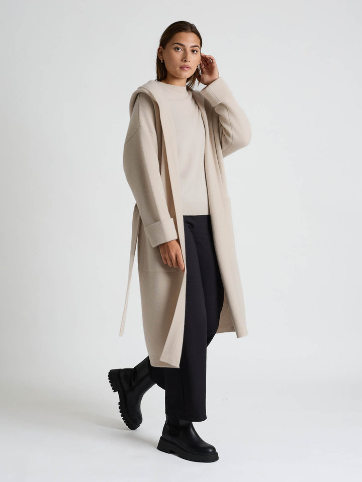 Cashmere coat "Nora" - Cream