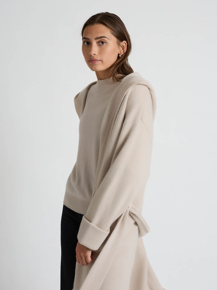 Cashmere coat "Nora" - Cream