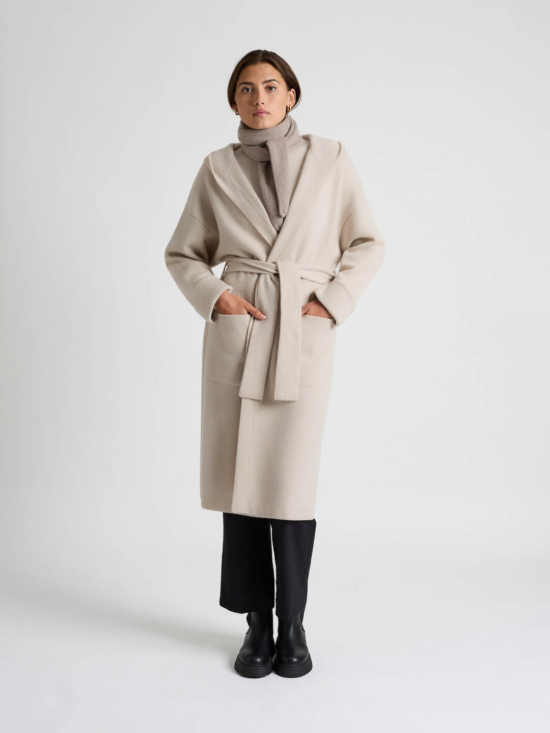 Cashmere coat "Nora" - Cream