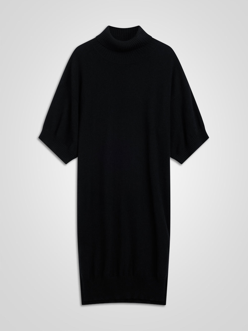 Cashmere dress "Breeze" - black - 100% pure Cashmere - Scandinavian design - Kashmina of Norway