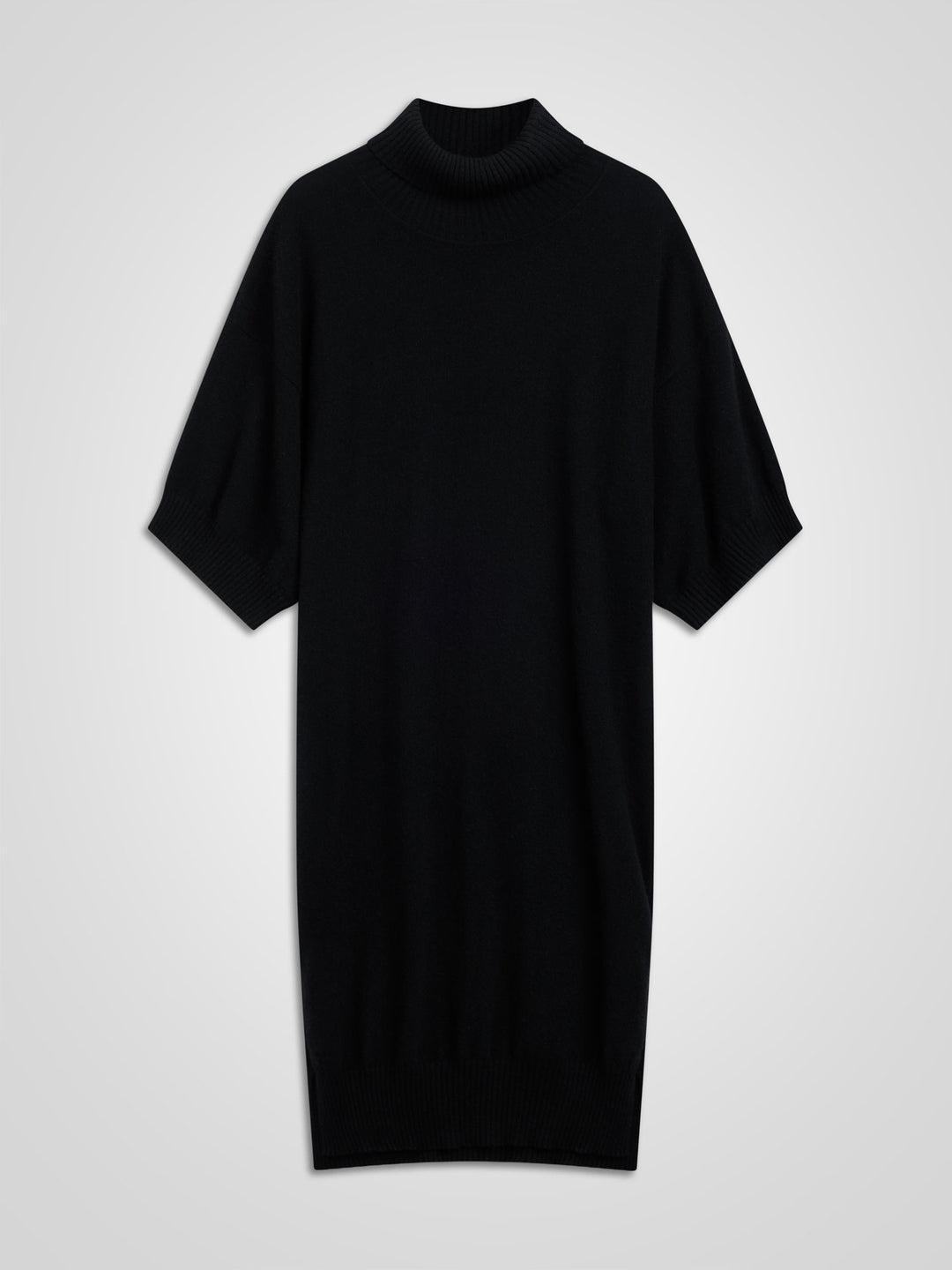 Cashmere dress "Breeze" - black - 100% pure Cashmere - Scandinavian design - Kashmina of Norway