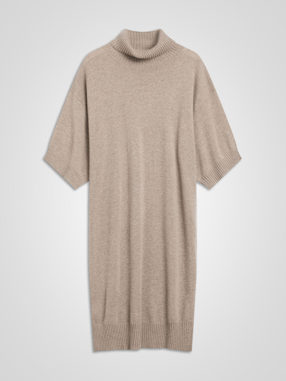 Cashmere dress "Breeze" - toast - 100% pure Cashmere - Scandinavian design - Kashmina of Norway