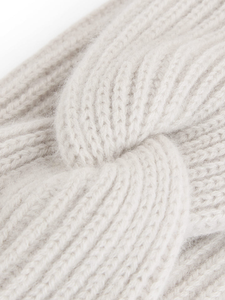 Cashmere head band "Freya" - cream