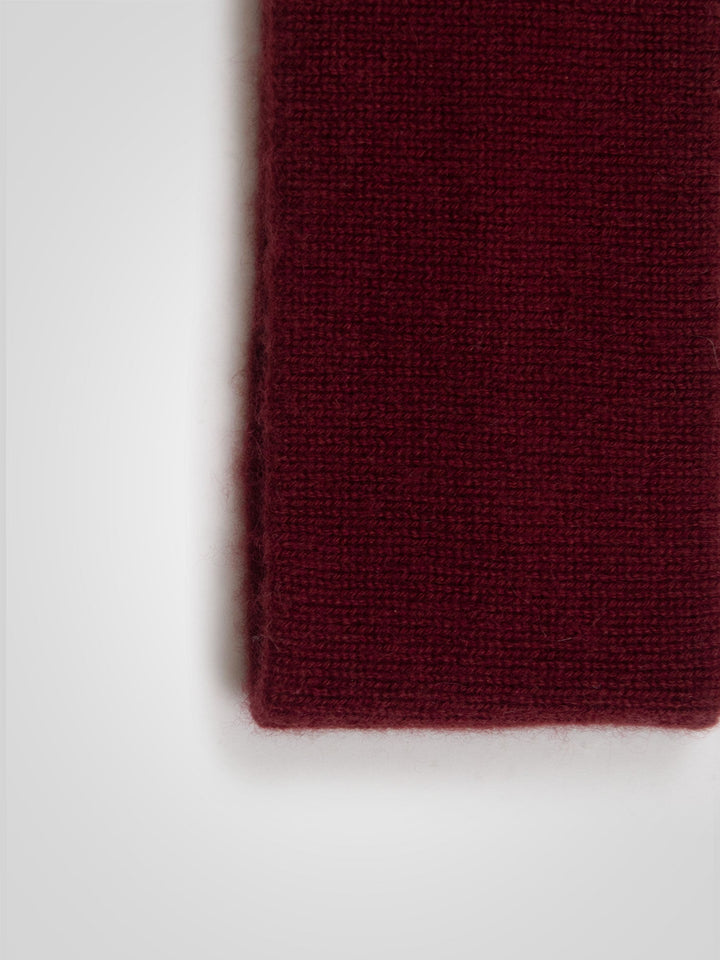 Cashmere headband "Tiril" - Bordeaux - 100% pure Cashmere - Scandinavian design - Kashmina