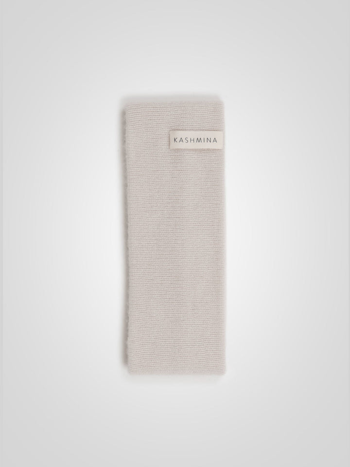 Cashmere headband "Tiril" - Cream - 100% pure Cashmere - Scandinavian design - Kashmina