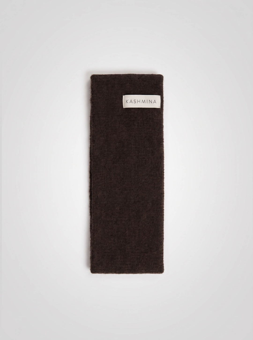 Cashmere headband "Tiril" - Dark brown