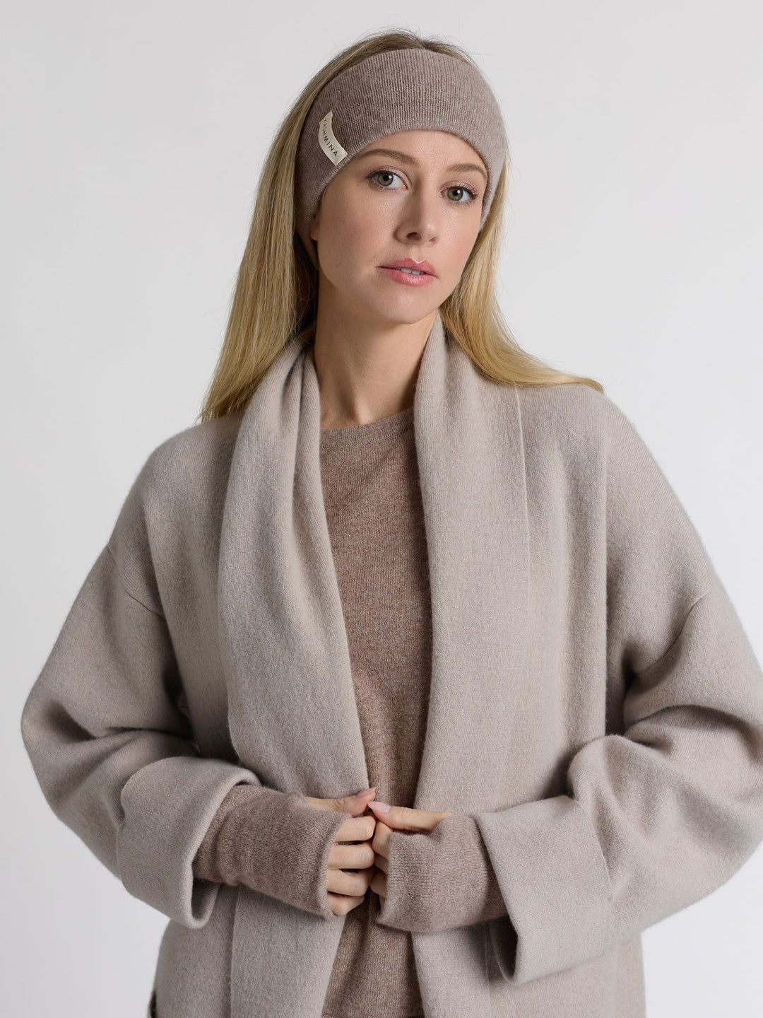 Cashmere headband "Tiril" - Toast - 100% pure Cashmere - Scandinavian design - Kashmina
