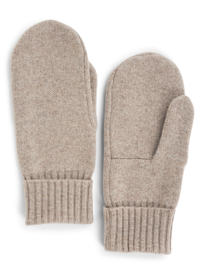 Cashmere mittens "Fryd" in 100% pure cashmere. Scandinavian design by Kashmina. Color: Toast.