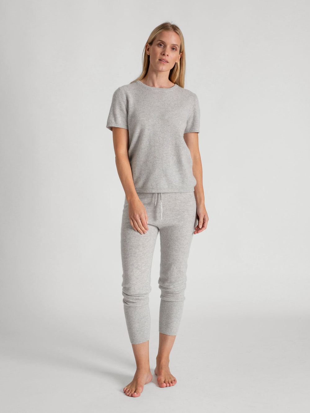 Cashmere "Chill pants" - light grey - 100% pure Cashmere - Scandinavian design - Kashmina of Norway
