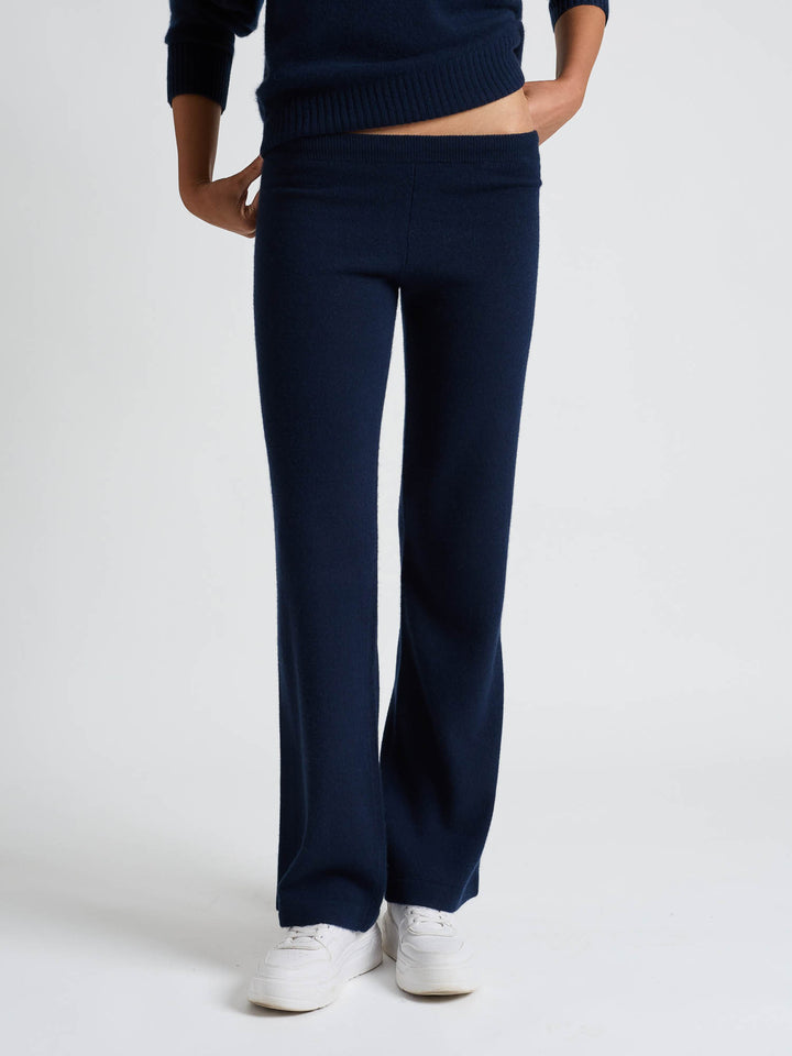 Cashmere pants "Classic pants" - Navy