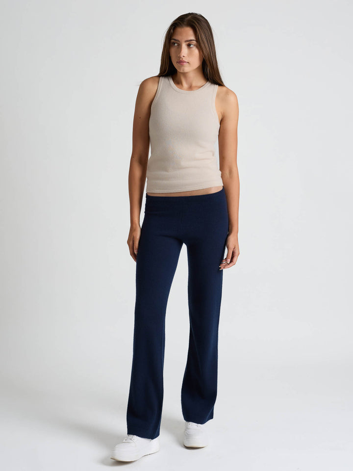 Cashmere pants "Classic pants" - Navy
