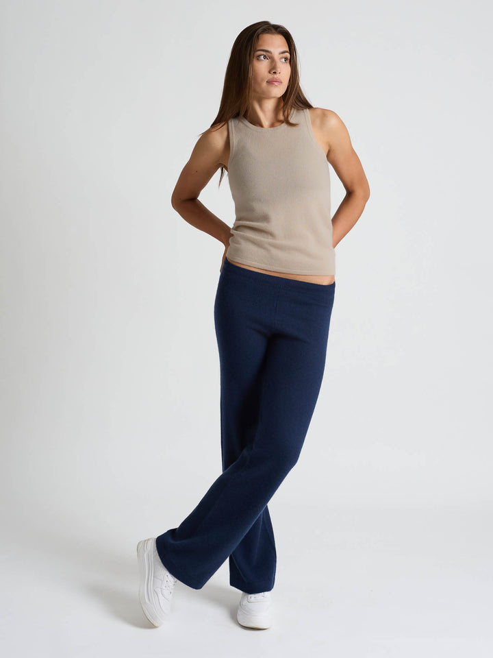 Cashmere pants "Classic pants" - Navy