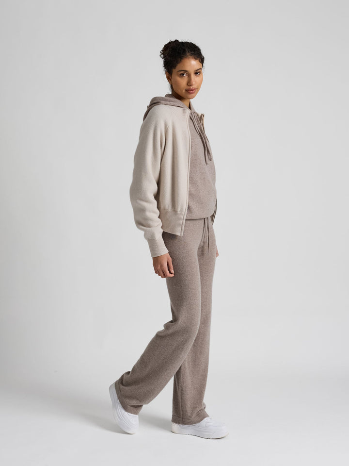Cashmere jacket "Oline" - Cream - 100% pure Cashmere - Scandinavian design - Kashmina