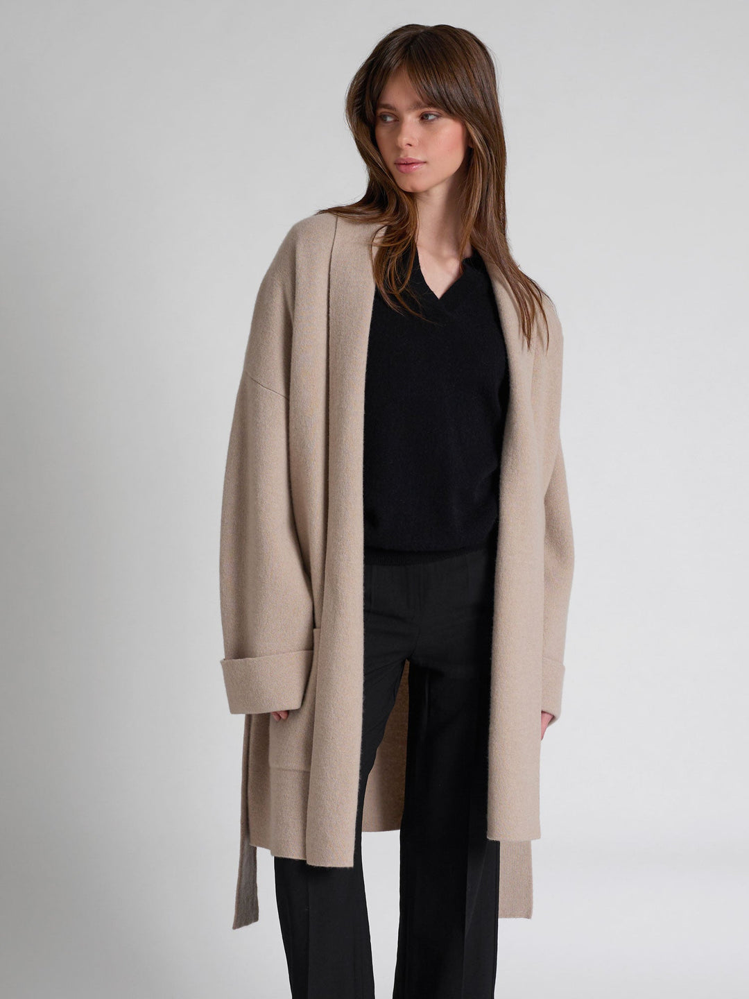 Cashmere coat "Liv" - Ginger - 100% pure Cashmere - Scandinavian design - Kashmina of Norway
