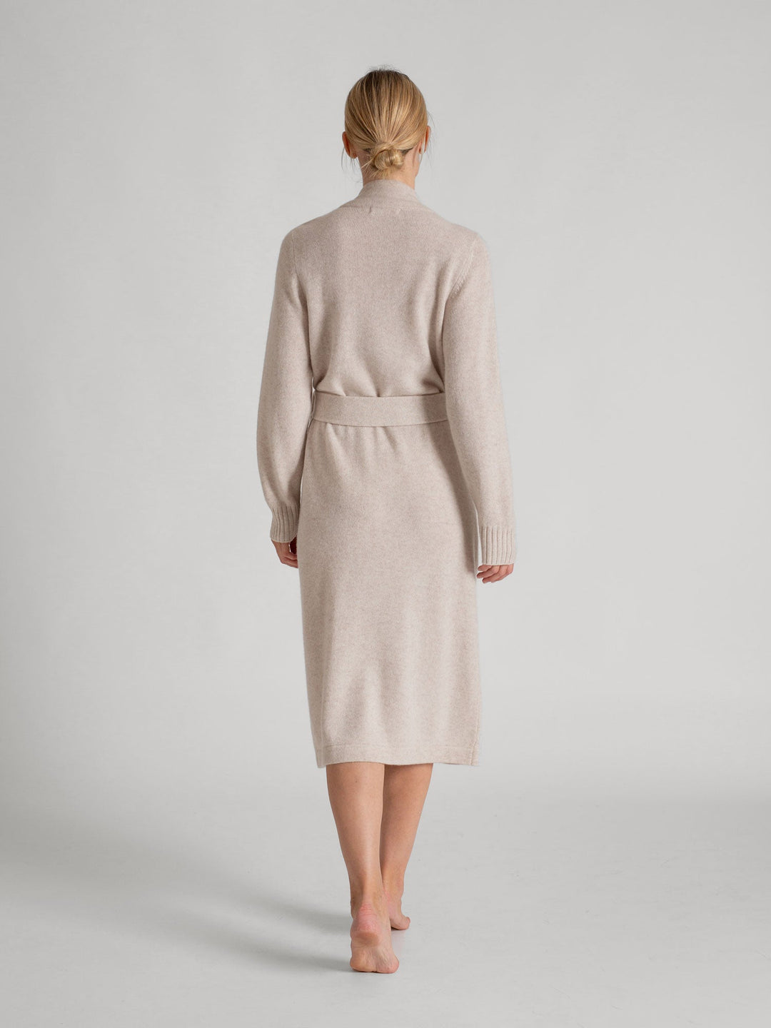 Cashmere robe "Premium" - beige Kashmina of Norway Cashmere robe "Premium" - beige Kashmina of Norway