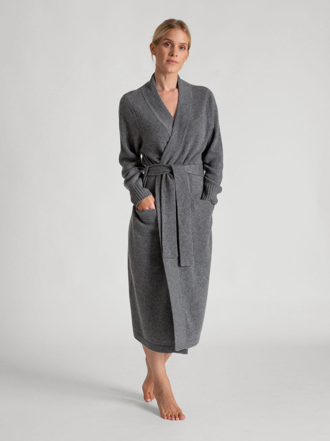 Reversible Cashmere Robe Cashmere robe