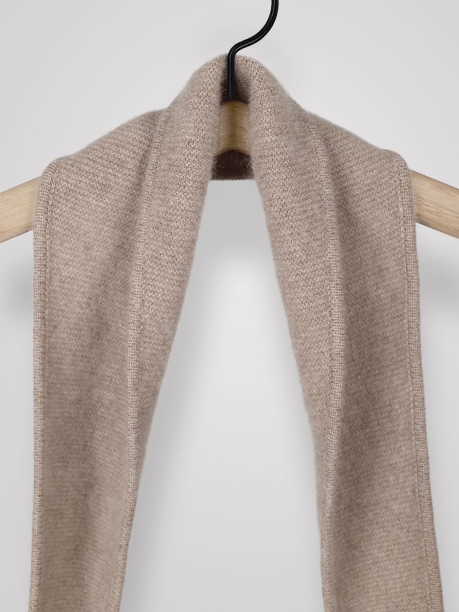 MOONCASTLE CASHMERE SCARF ブラウン MOONCASTLE（ムーンキャッスル）CASHMERE LONG SCARF - ZABOU