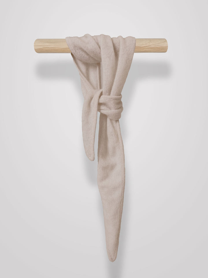 Cashmere mini scarf "Alfine" - Cream - 100% pure Cashmere - Scandinavian design - Kashmina