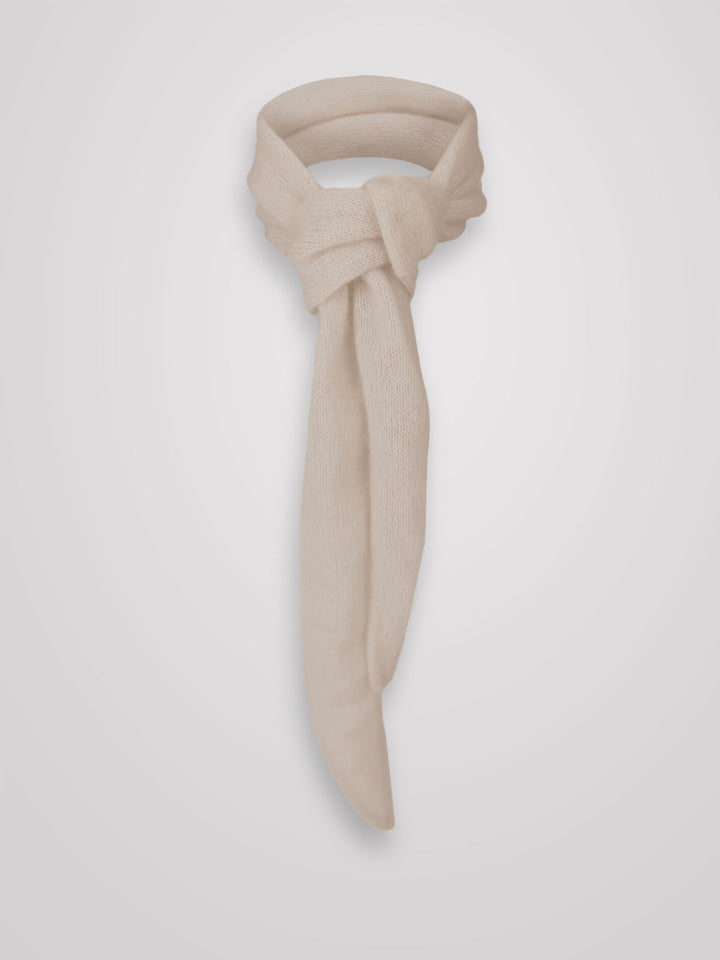 Cashmere mini scarf "Alfine" - Cream