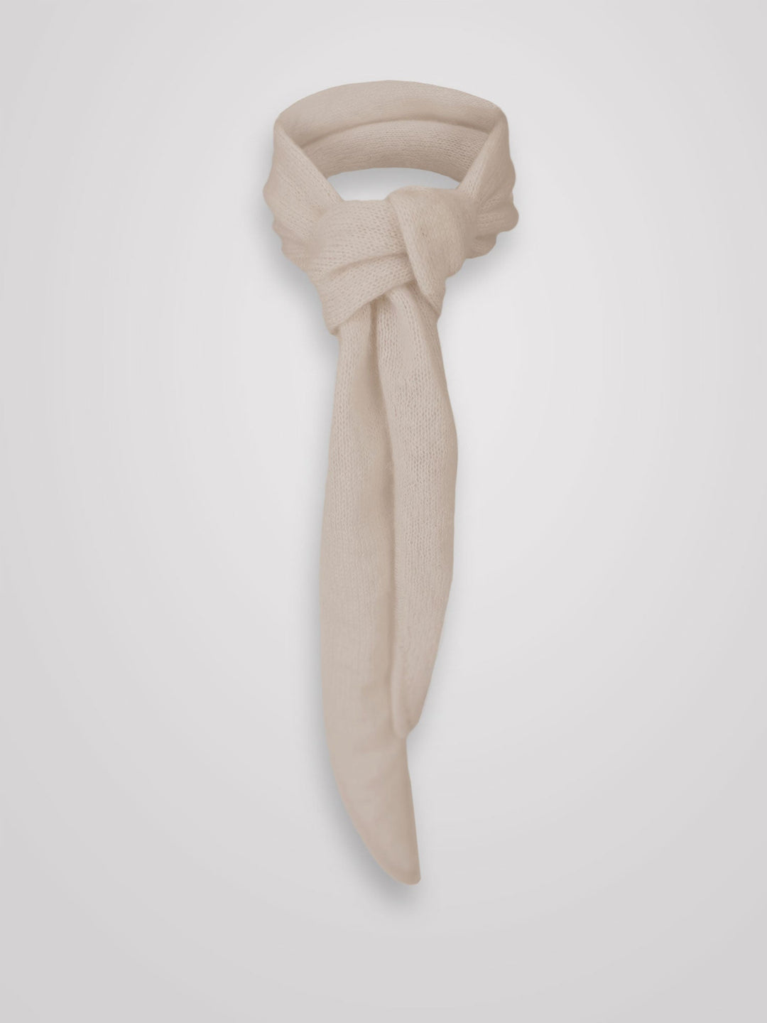 Cashmere mini scarf "Alfine" - Cream - 100% pure Cashmere - Scandinavian design - Kashmina