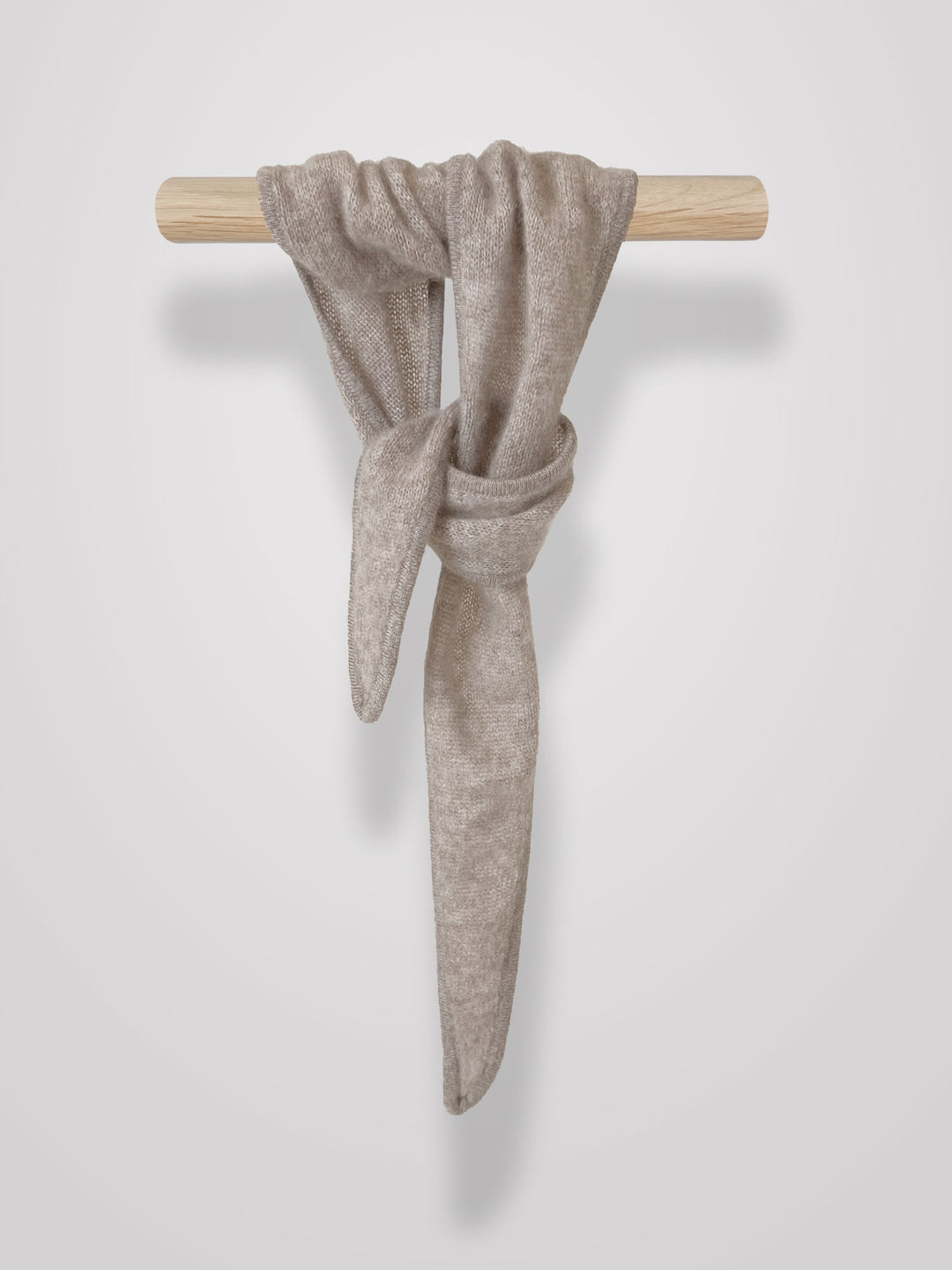 Cashmere mini scarf "Alfine" - Toast