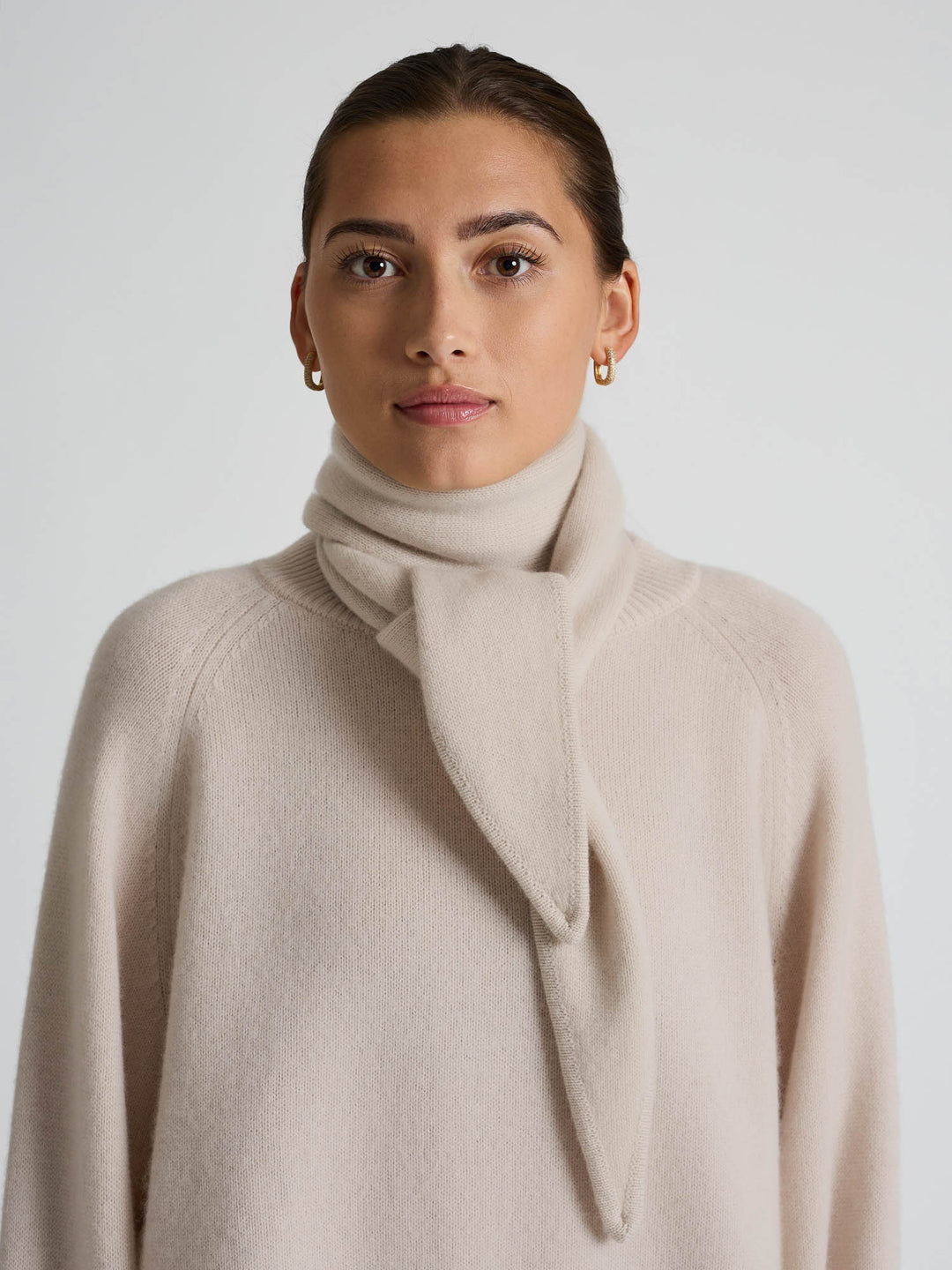 Cashmere scarf "Astrid" - Cream