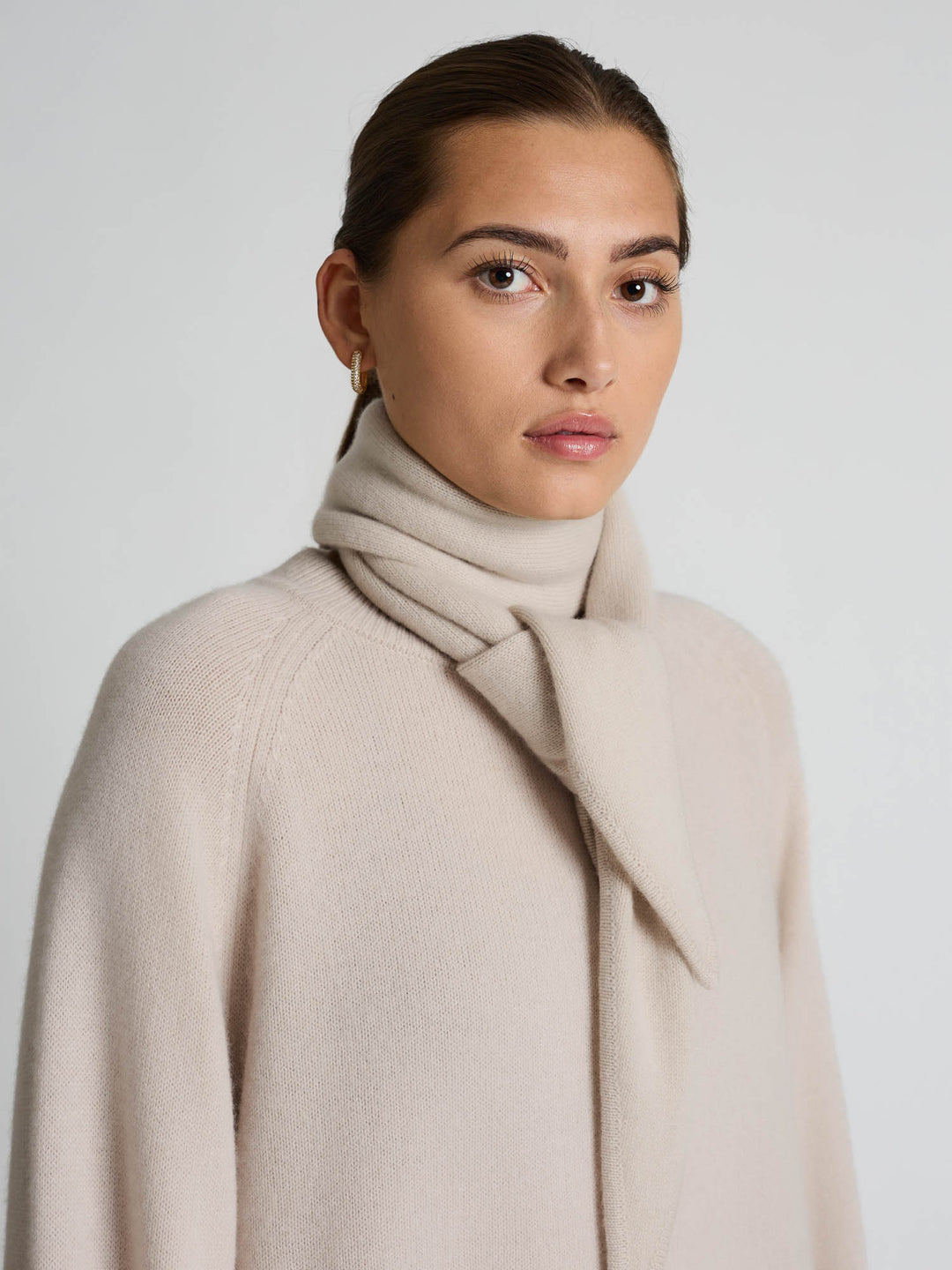 Cashmere scarf "Astrid" - Cream