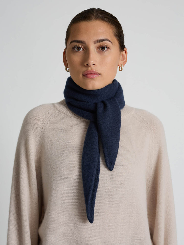 Cashmere scarf "Astrid" - Navy