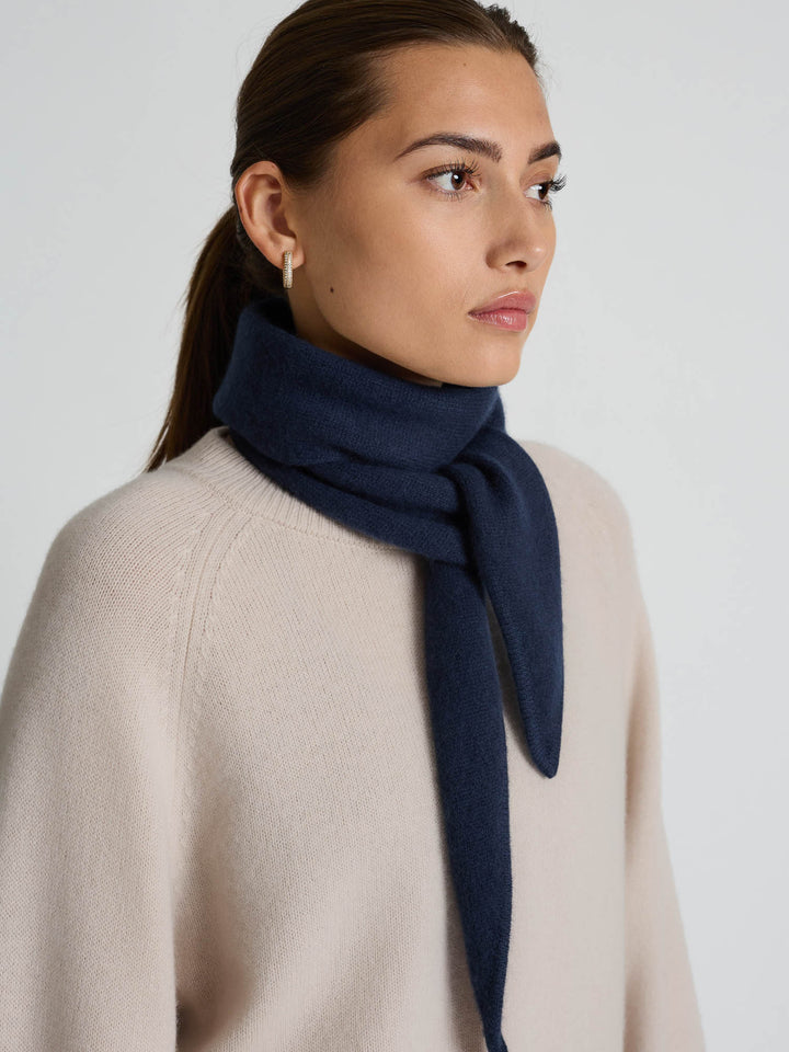 Cashmere scarf "Astrid" - Navy