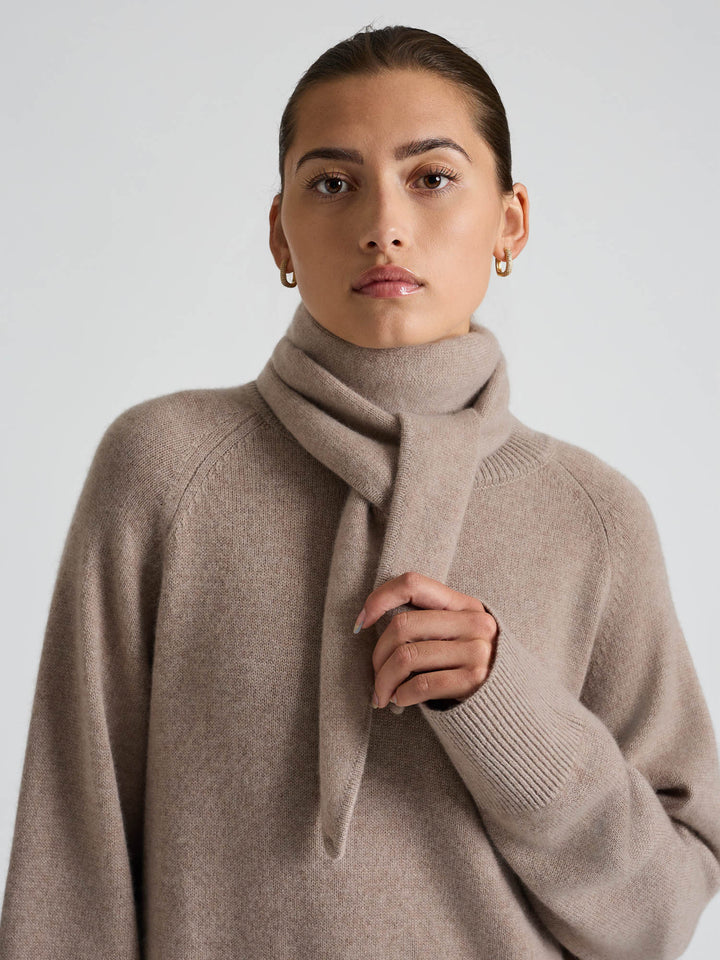 Cashmere scarf "Astrid" - Toast