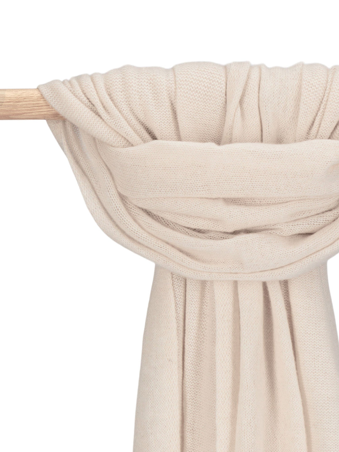 Airy cashmere scarf "Flow" - cream - 100% pure Cashmere - Scandinavian design - Kashmina of Norway