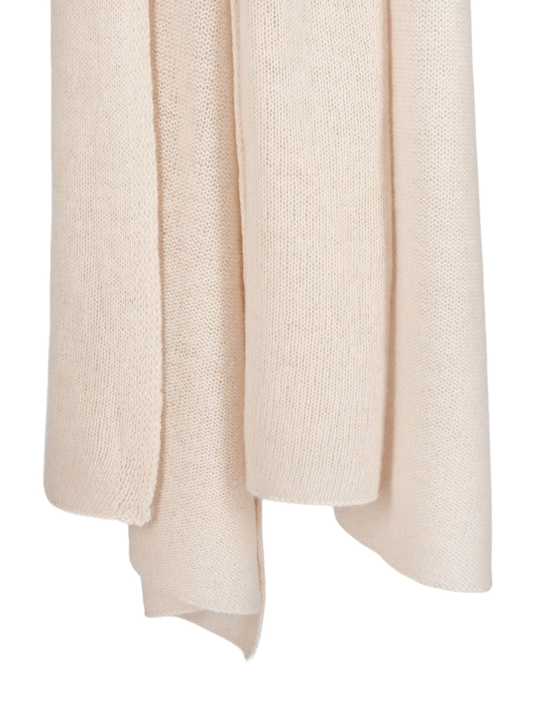 Airy cashmere scarf "Flow" - cream - 100% pure Cashmere - Scandinavian design - Kashmina of Norway