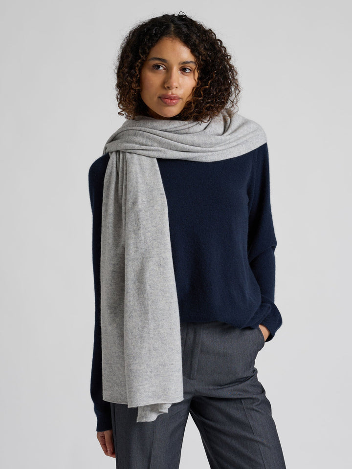 Cashmere sweater "Anna" - Navy - 100% pure Cashmere - Scandinavian design - Kashmina
