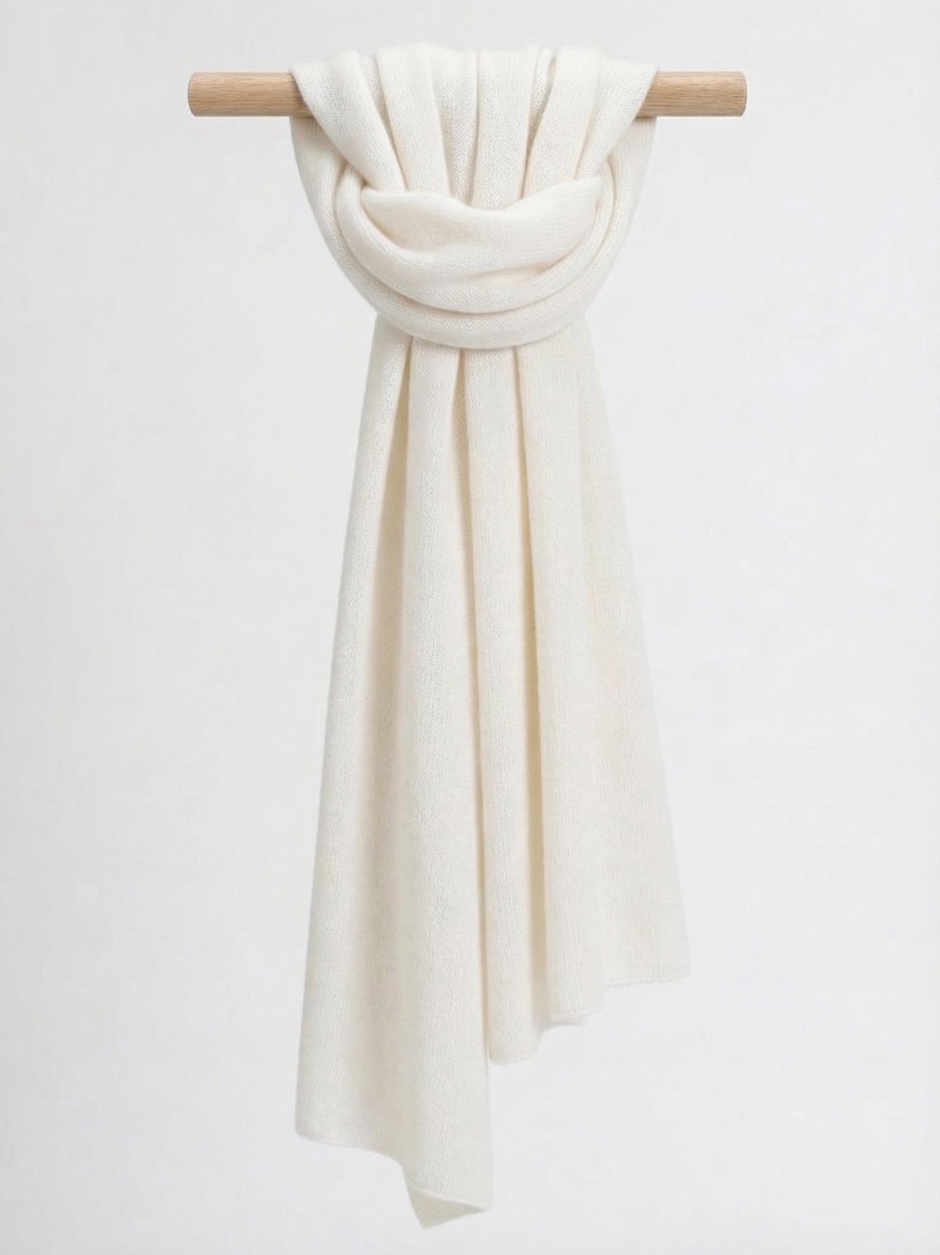 小物 23SS WHITE CASHMERE GAUZE SCARF Cashmere scarf 