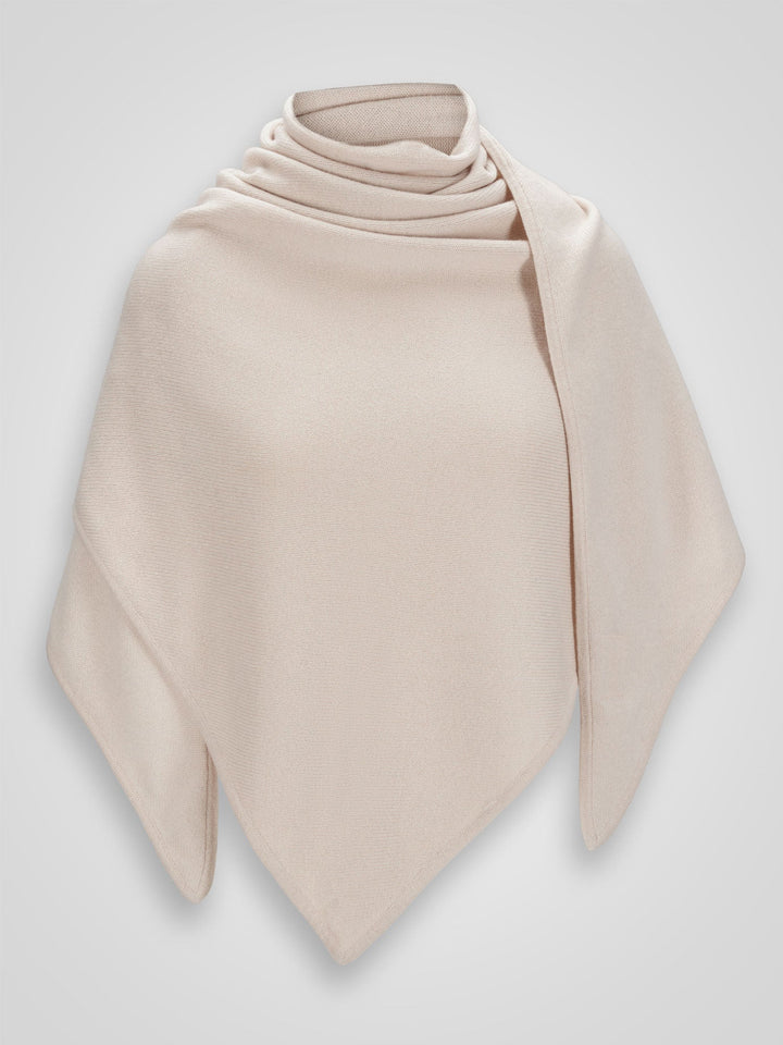 Cashmere scarf "Triangle" - cream - 100% pure Cashmere - Scandinavian design - Kashmina of Norway