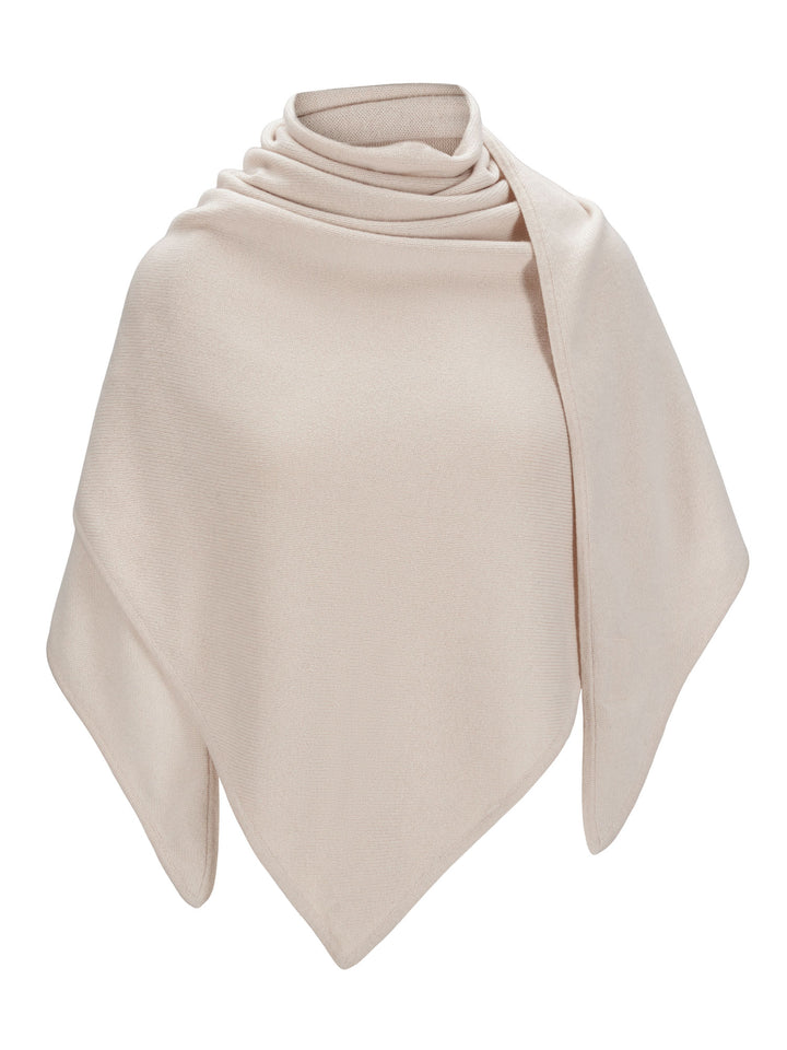 Cashmere scarf "Triangle" in 100% pure cashmere. Scandinavian design by Kashmina of Norway. Color: Cream.
