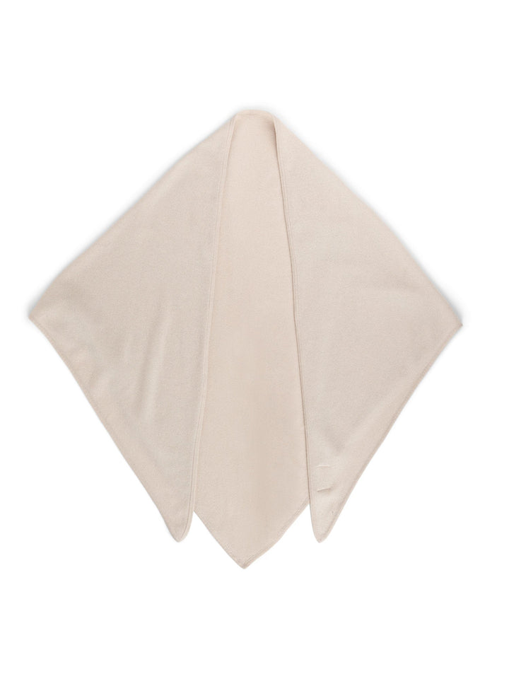 Cashmere scarf "Triangle" - cream - 100% pure Cashmere - Scandinavian design - Kashmina of Norway