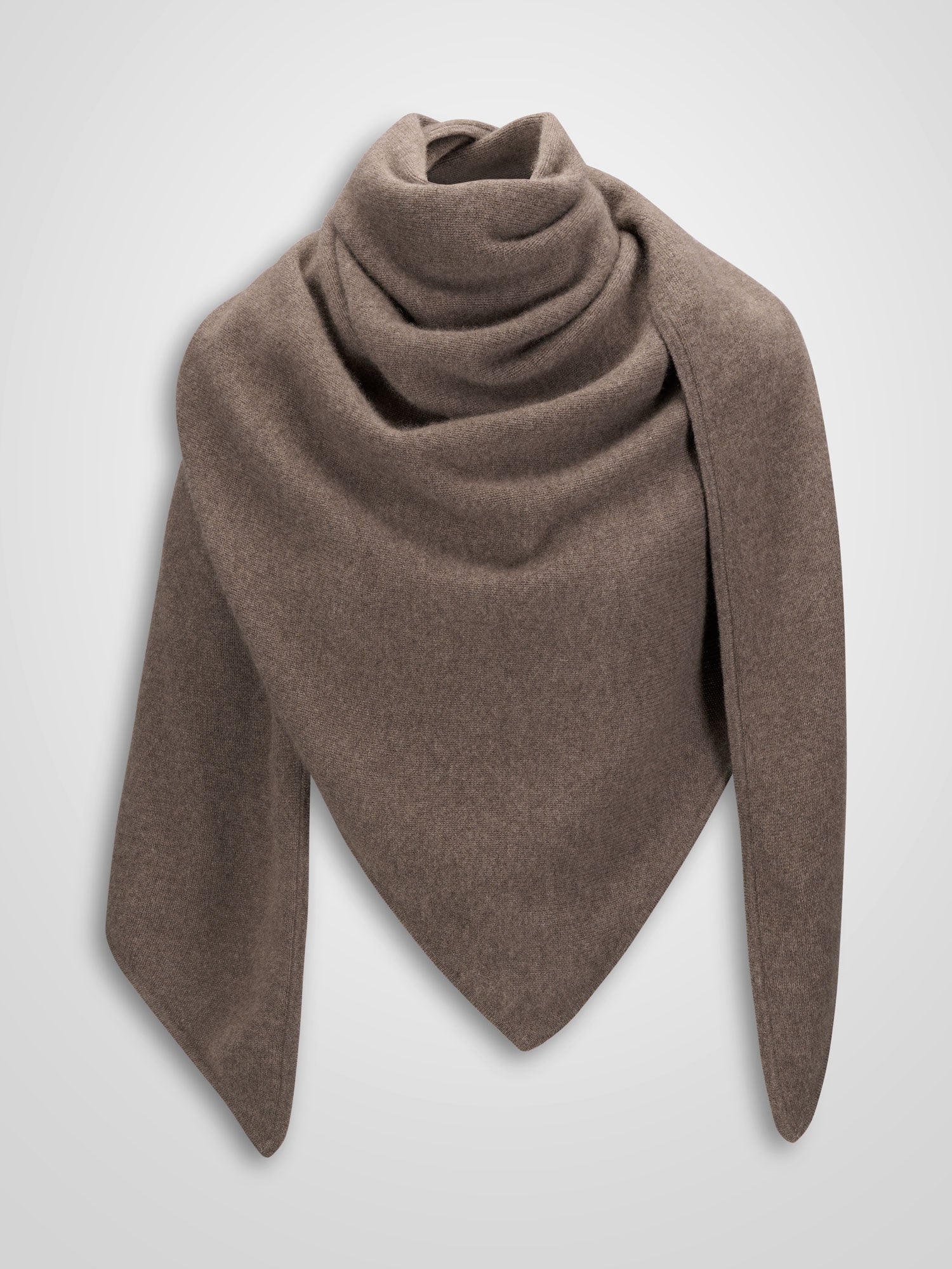 マフラー/ショール ronherman Cashmere Triangle Knit Scarf elegancese｜Sheer triangle scarf カシミヤ ストール マフラー ニット