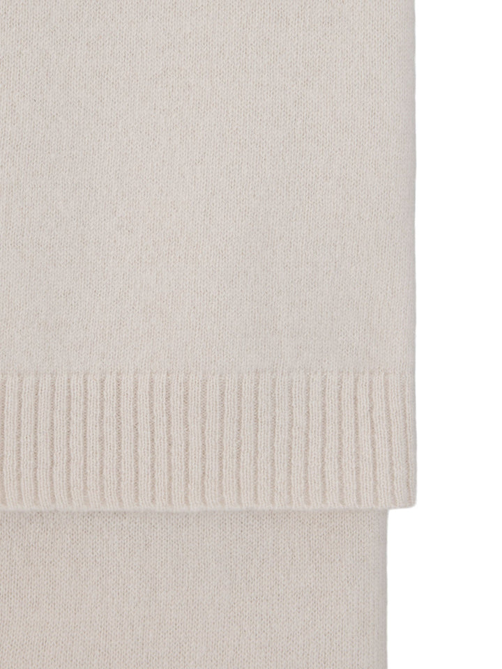 Cashmere scarf "Urban" - cream - 100% pure Cashmere - Scandinavian design - Kashmina of Norway