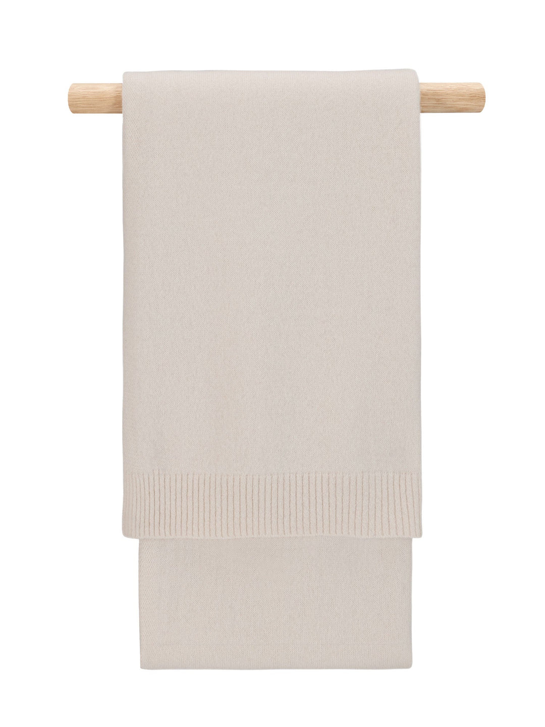 Cashmere scarf "Urban" - cream - 100% pure Cashmere - Scandinavian design - Kashmina of Norway