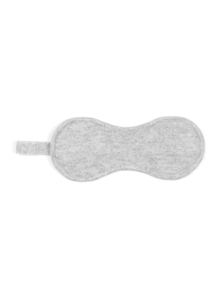 Sleep mask "Sweet dreams" - light grey - 100% pure Cashmere - Scandinavian design - Kashmina of Norway
