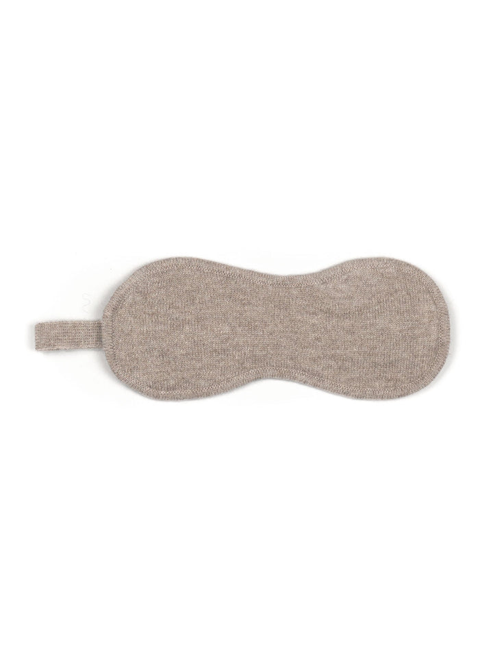 Sovemaske "Sweet dreams" - toast - 100% pure Cashmere - Scandinavian design - Kashmina of Norway