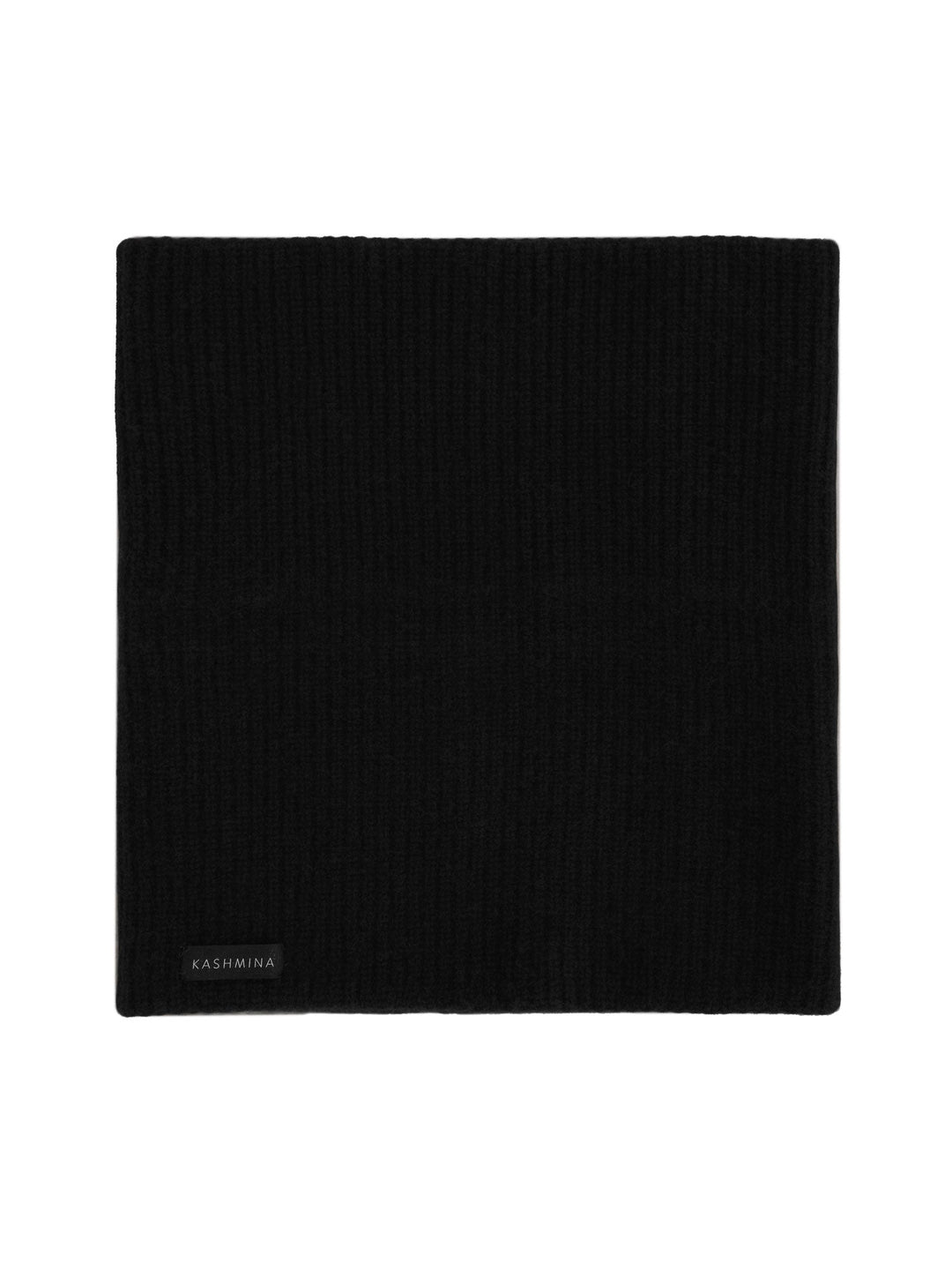 Cashmere snood "Erika" - black - 100% pure Cashmere - Scandinavian design - Kashmina of Norway