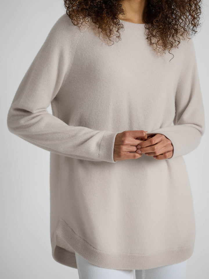 Cashmere sweater "Anna" - Cream - 100% pure Cashmere - Scandinavian design - Kashmina